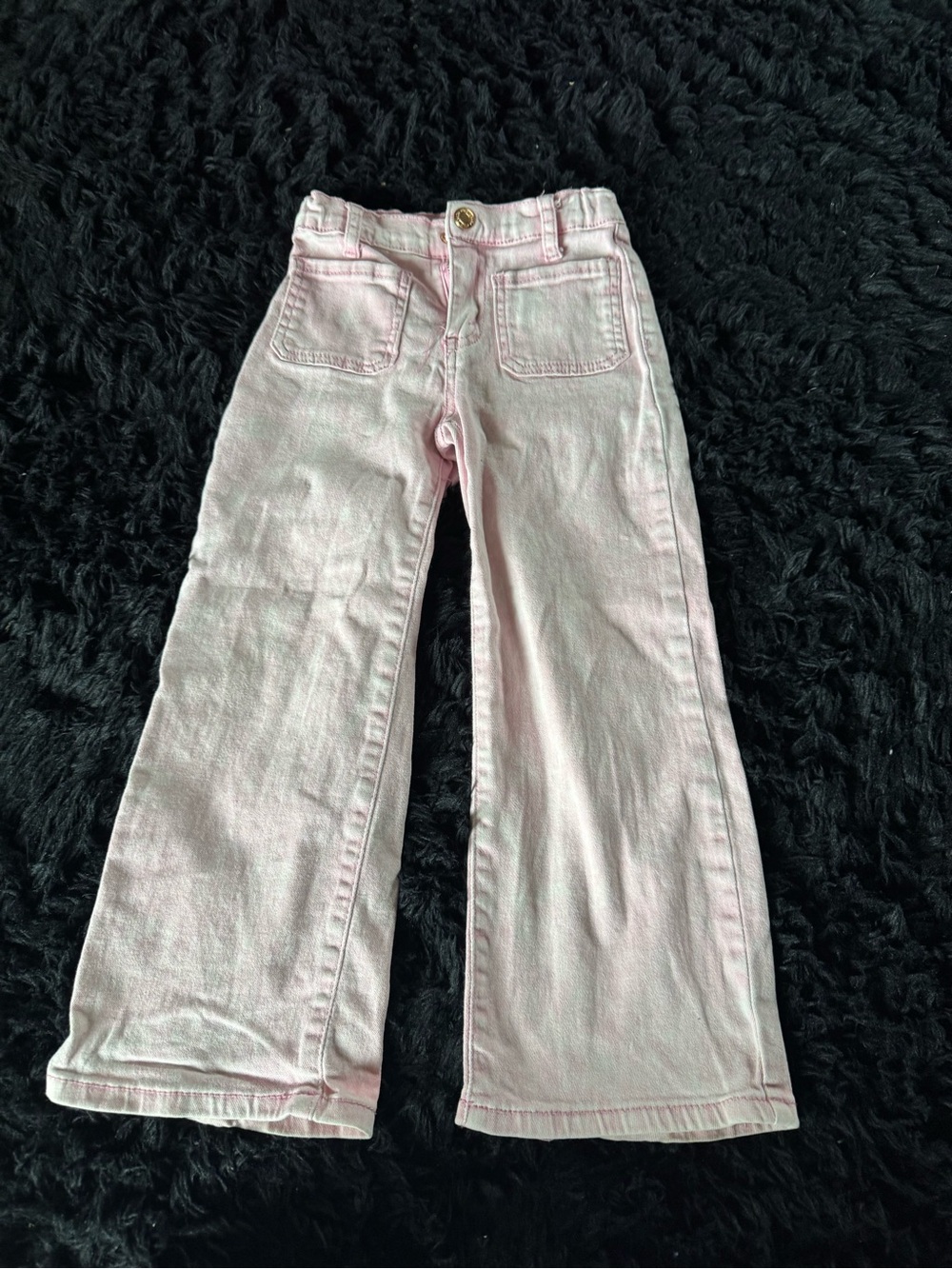 Kids Pink Wide-Leg Pants - Comfortable Everyday Bottoms